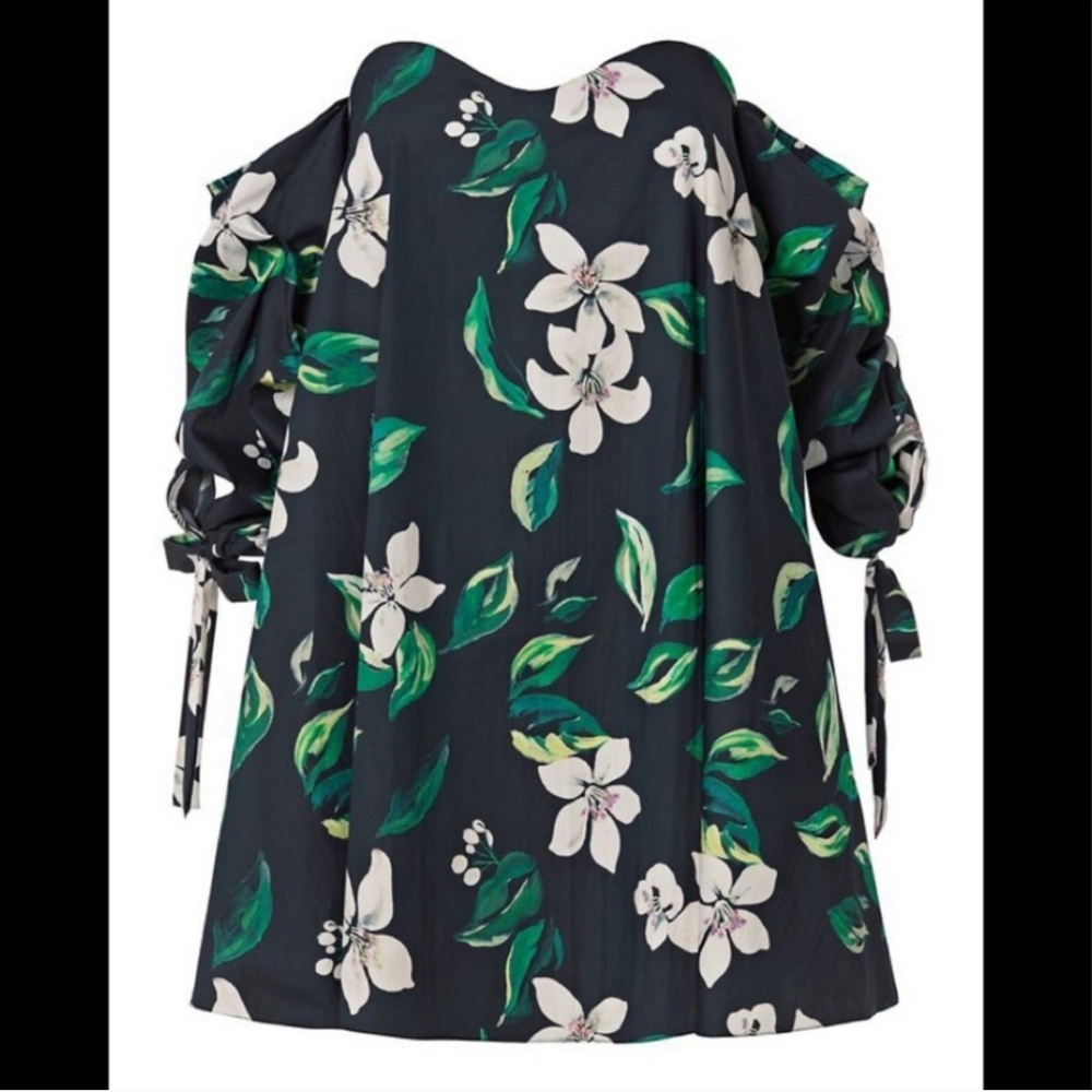 Caroline Constas Gabrielle Floral Mini Dress sz S